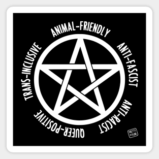 Intersectional Witchcraft Pentagram Magnet